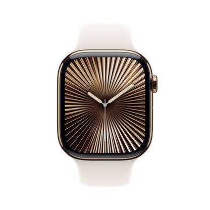 Apple Watch Series 10 GPS Cellular 46mm Gold Titanium Starlight Band M/L