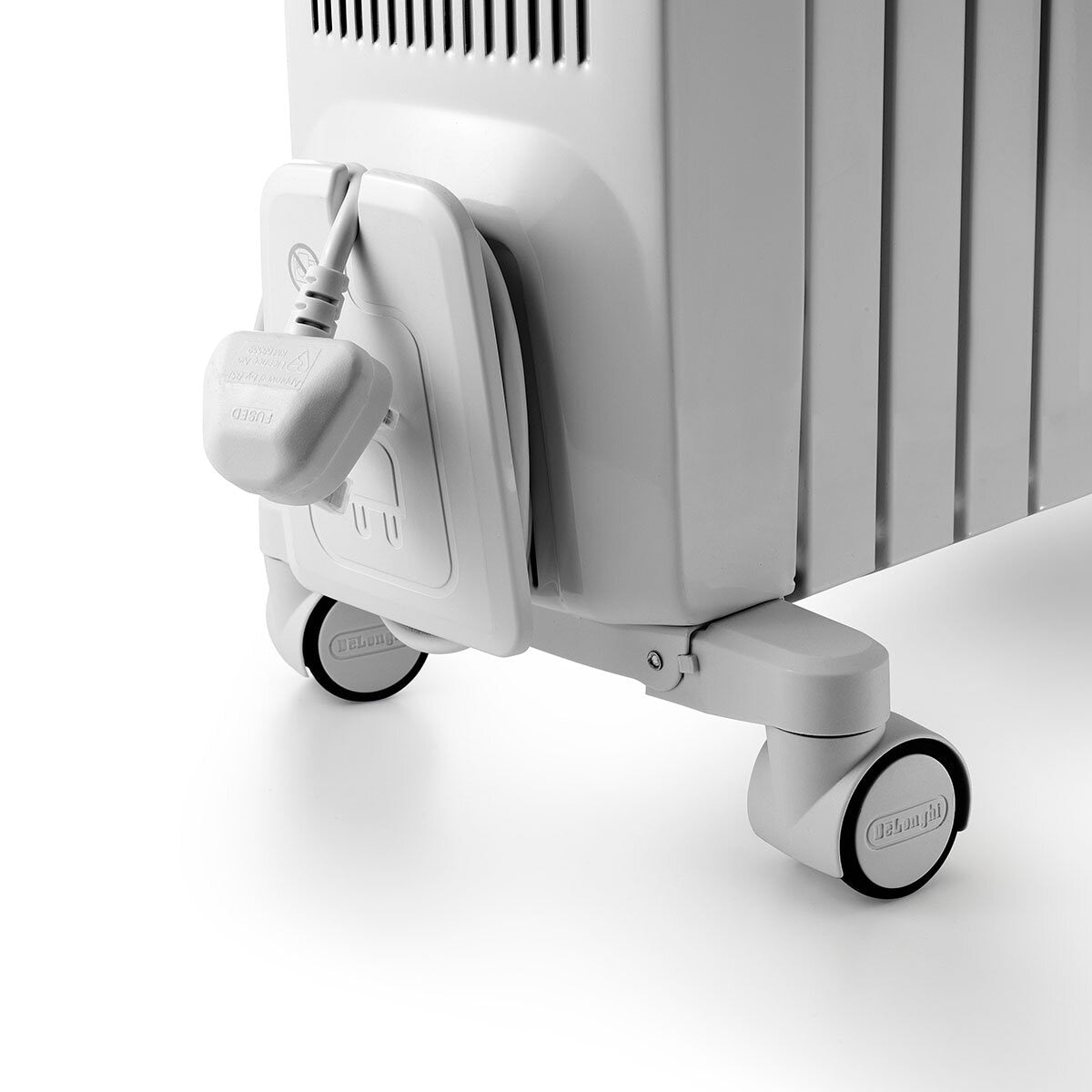 De'Longhi Dragon 4 Oil Filled Radiator 2500W 3 Settings TRDSX41025E White