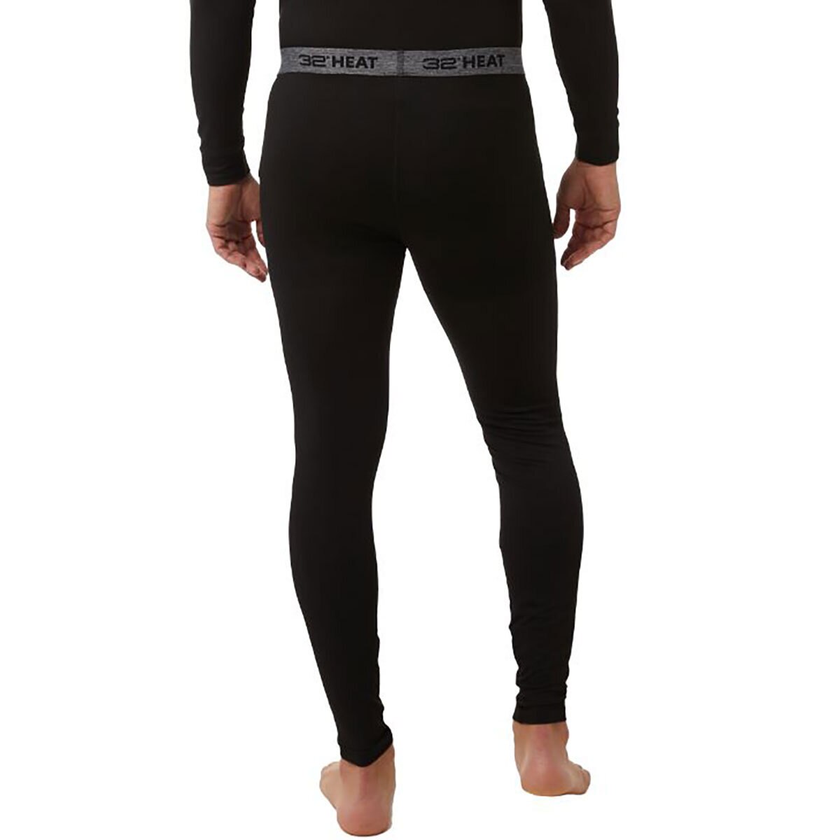 32 Degrees Heat Thermal Base Layer Trousers Pants Black Men 2 Pack Small size S