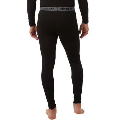 32 Degrees Heat Thermal Base Layer Trousers Pants Black Men 2 Pack Small size S