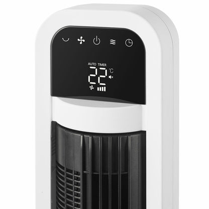OmniBreeze Tower Fan DC2313R 5 Speed Internal Oscillation Remote White 45W