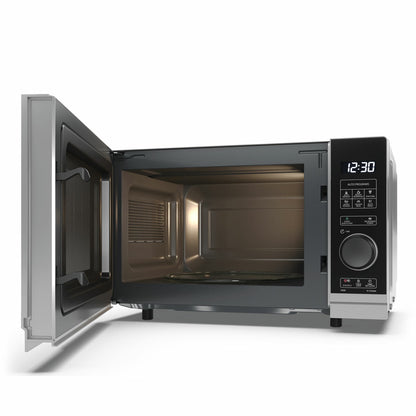 Sharp YC-PS204AU Solo Microwave Oven 700W 20 Litre Digital Silver 10 Levels