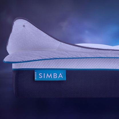 Simba Hybrid 3-in-1 Duvet Super King 260x220cm 10.5 Tog Cotton White Bedding