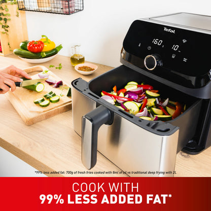 Tefal Easy Fry Mega Air Fryer EY855D40 7.5L 8 Presets 2020W Stainless Steel