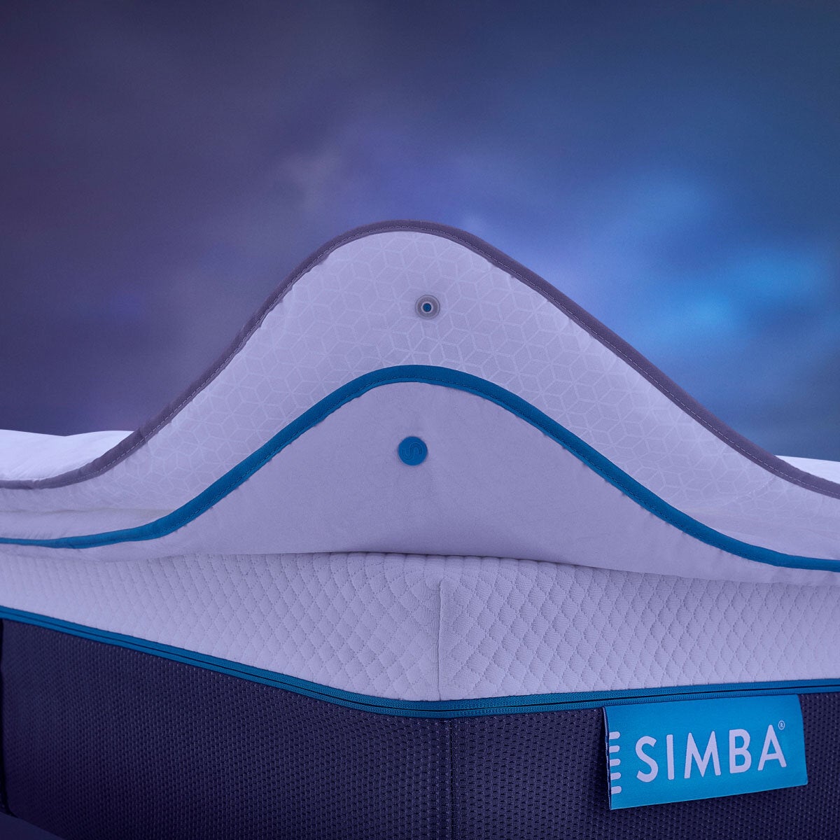 Simba Hybrid 3-in-1 Duvet Super King 260x220cm 10.5 Tog Cotton White Bedding