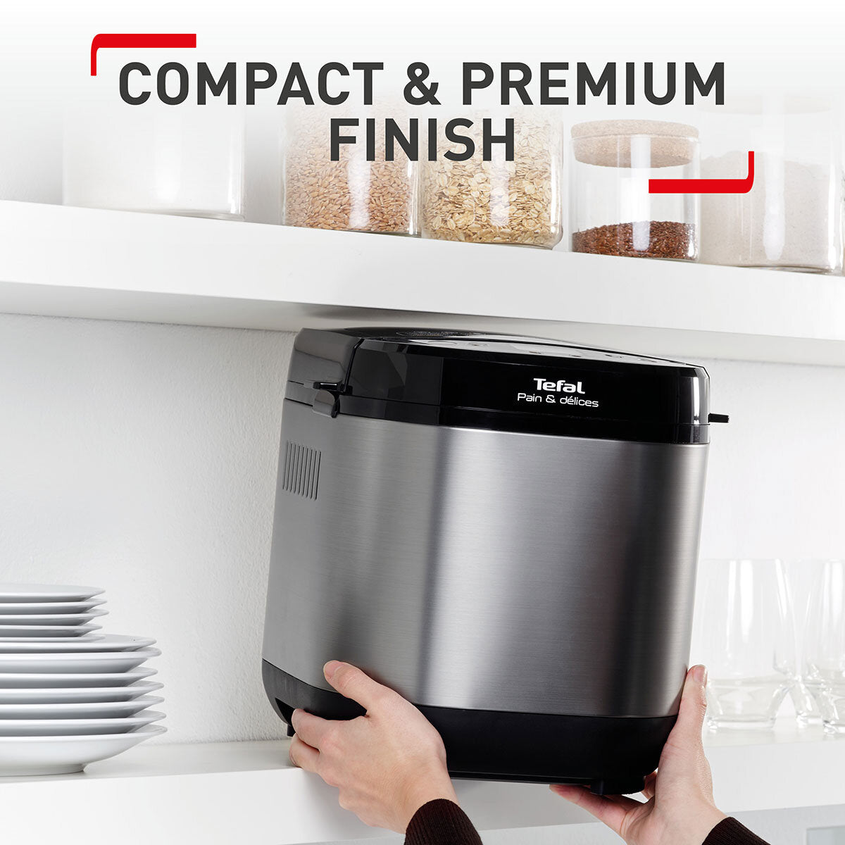 Tefal Pain et Delices Breadmaker PF240E40 20 Programs Rapid Bake 3 Sizes Black