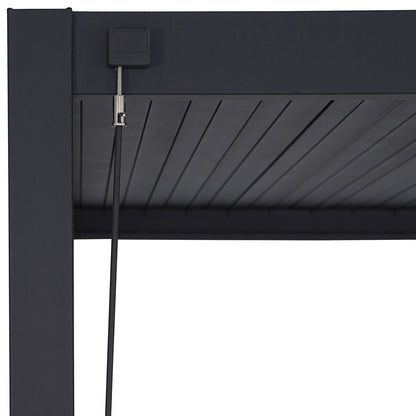 Mirador Louvered Aluminium Pergola 10x20ft Adjustable Anthracite Garden e x 5.9m