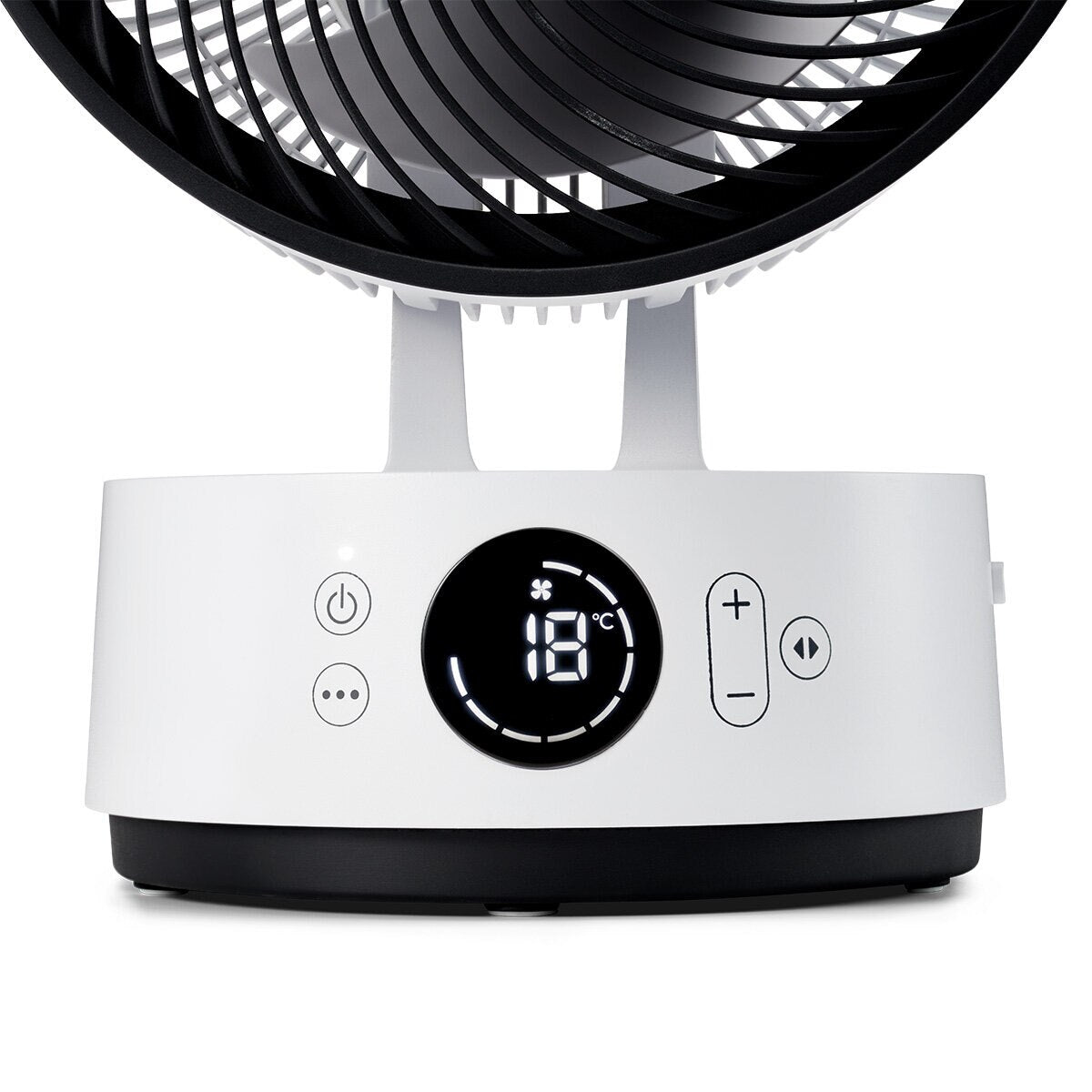 Meaco Sefte 8" Rechargeable Air Circulator Desktop Fan Cordless 12 Speed White