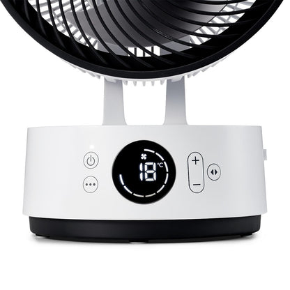 Meaco Sefte 8" Rechargeable Air Circulator Desktop Fan Cordless 12 Speed White
