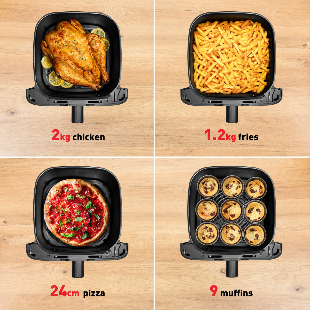 Tefal Easy Fry Mega Air Fryer EY855D40 7.5L 8 Presets 2020W Stainless Steel