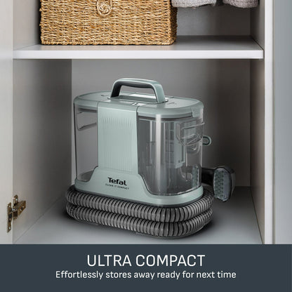 Tefal IZ3020GO Compact Spot Cleaner Eucalyptus Auto-Clean Pet Hair Remover