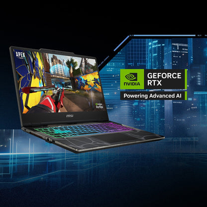 MSI Cyborg 15 Gaming Laptop RTX 5060 Core 7 16GB 1TB SSD 144Hz FHD Black