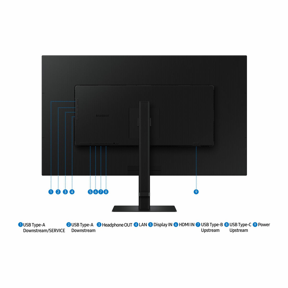 Samsung S80UD 37 Inch 4K Ultra HD VA Monitor 60Hz 5ms Black LS37D800UAUXXU