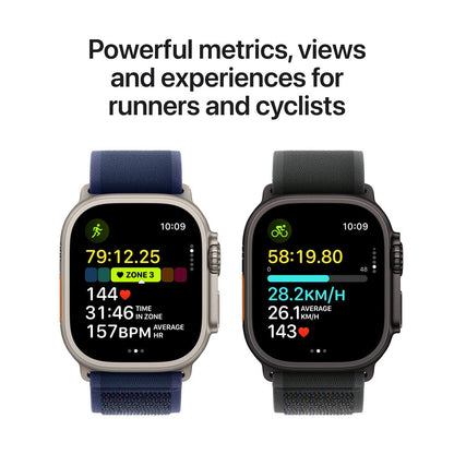Apple Watch Ultra 2 49mm Black Titanium Milanese Small GPS Cellular Smartwatch