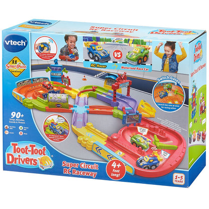VTech Toot-Toot Drivers Super Circuit RC Raceway Car Track Playset Age 1-5