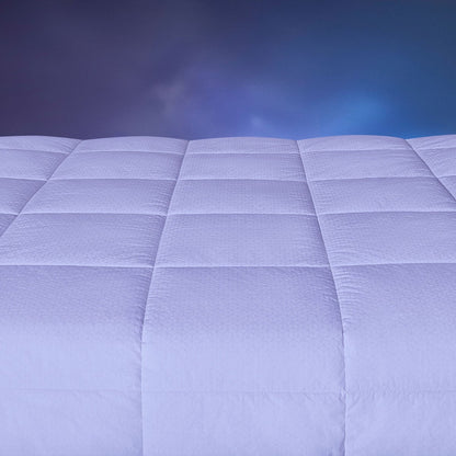 Simba Hybrid 3-in-1 Duvet Super King 260x220cm 10.5 Tog Cotton White Bedding