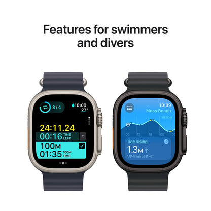 Apple Watch Ultra 2 49mm Black Titanium Milanese Small GPS Cellular Smartwatch