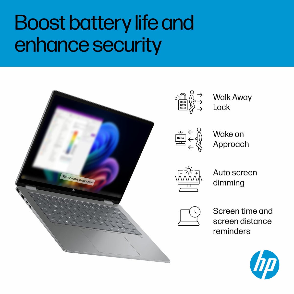 HP Omnibook X 14 Flip 2-in-1 Convertible Laptop AMD Ryzen AI 7 16GB 1TB OLED