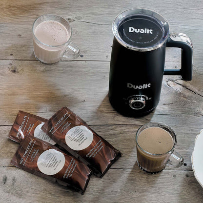 Dualit Max Milk Frother Hot Chocolate Maker 580ml Cordless Black Jug 1.1kg