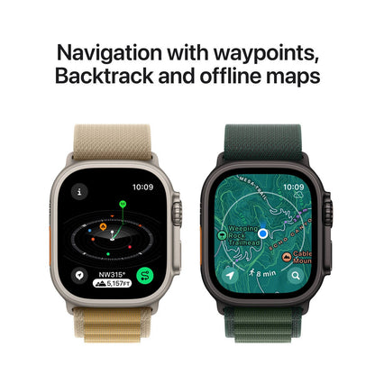 Apple Watch Ultra 2 49mm Black Titanium Milanese Small GPS Cellular Smartwatch