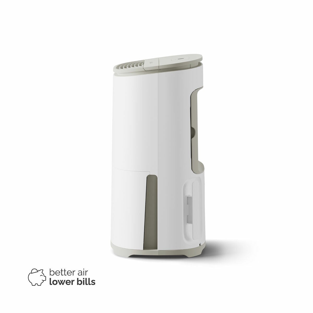 Meaco Arete One 12L Dehumidifier Air Purifier 2-in-1 Warm Pebble 3 Bedroom