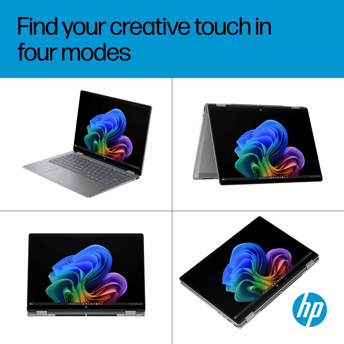 HP Omnibook X 14 Flip 2-in-1 Convertible Laptop AMD Ryzen AI 7 16GB 1TB OLED