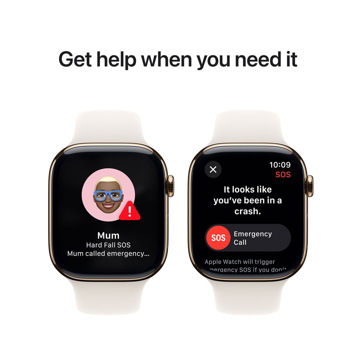 Apple Watch Series 10 GPS Cellular 46mm Gold Titanium Starlight Band M/L