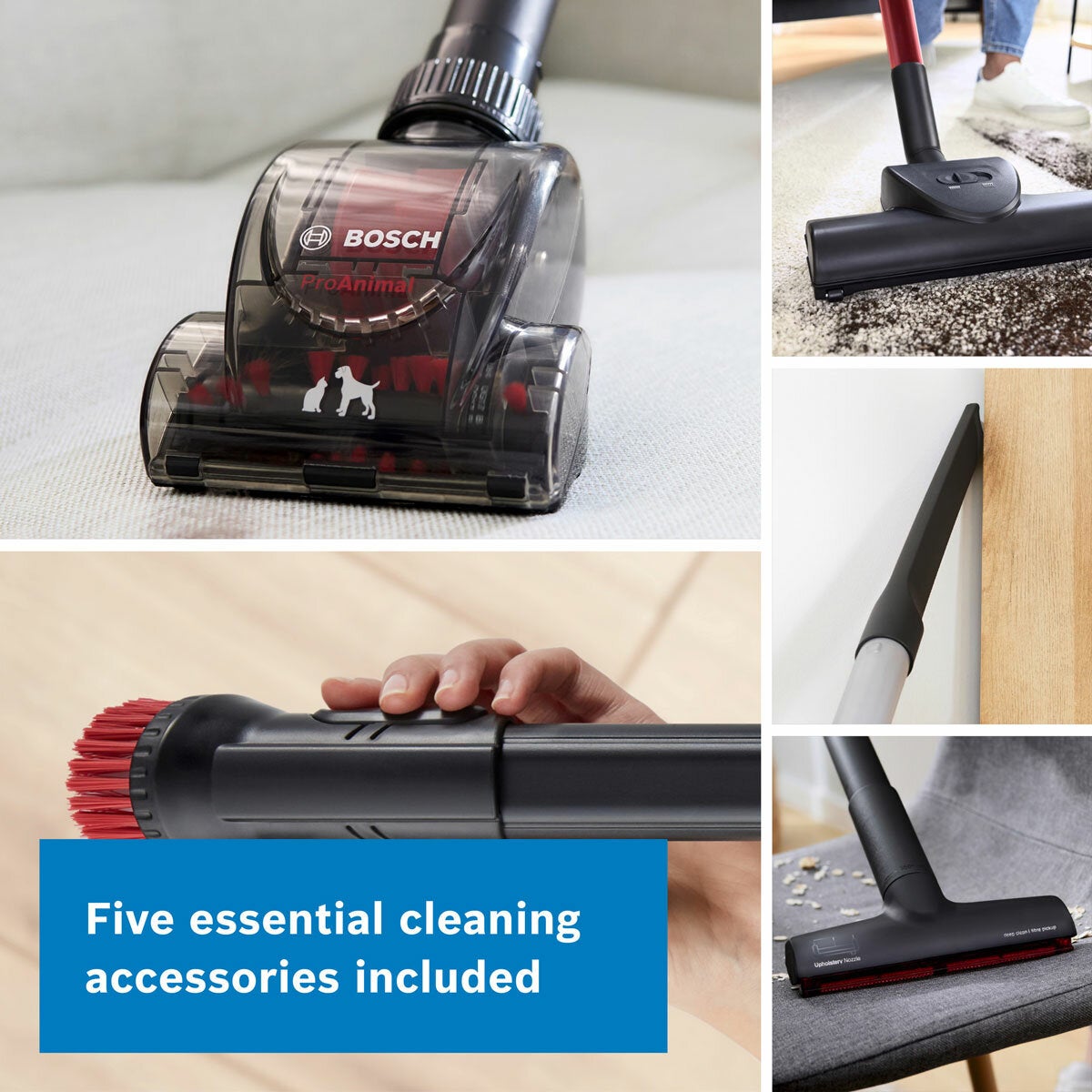 Bosch Series 6 BGL6POWGB Bagged Cylinder Vacuum Cleaner 850W HEPA Hoover 4L
