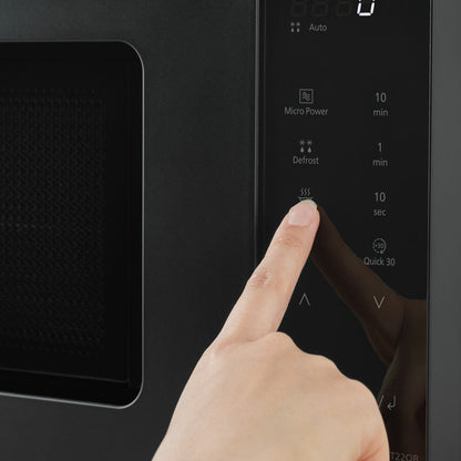 Panasonic NN-ST22QBBPQ 20L Solo Microwave 800W Black Compact 5 Power Levels