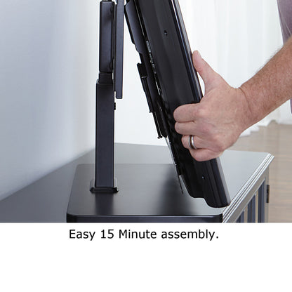 Sanus VTVS1-B2 Swivel TV Base Stand 32-60 Inch VESA Universal Black 27kg Max