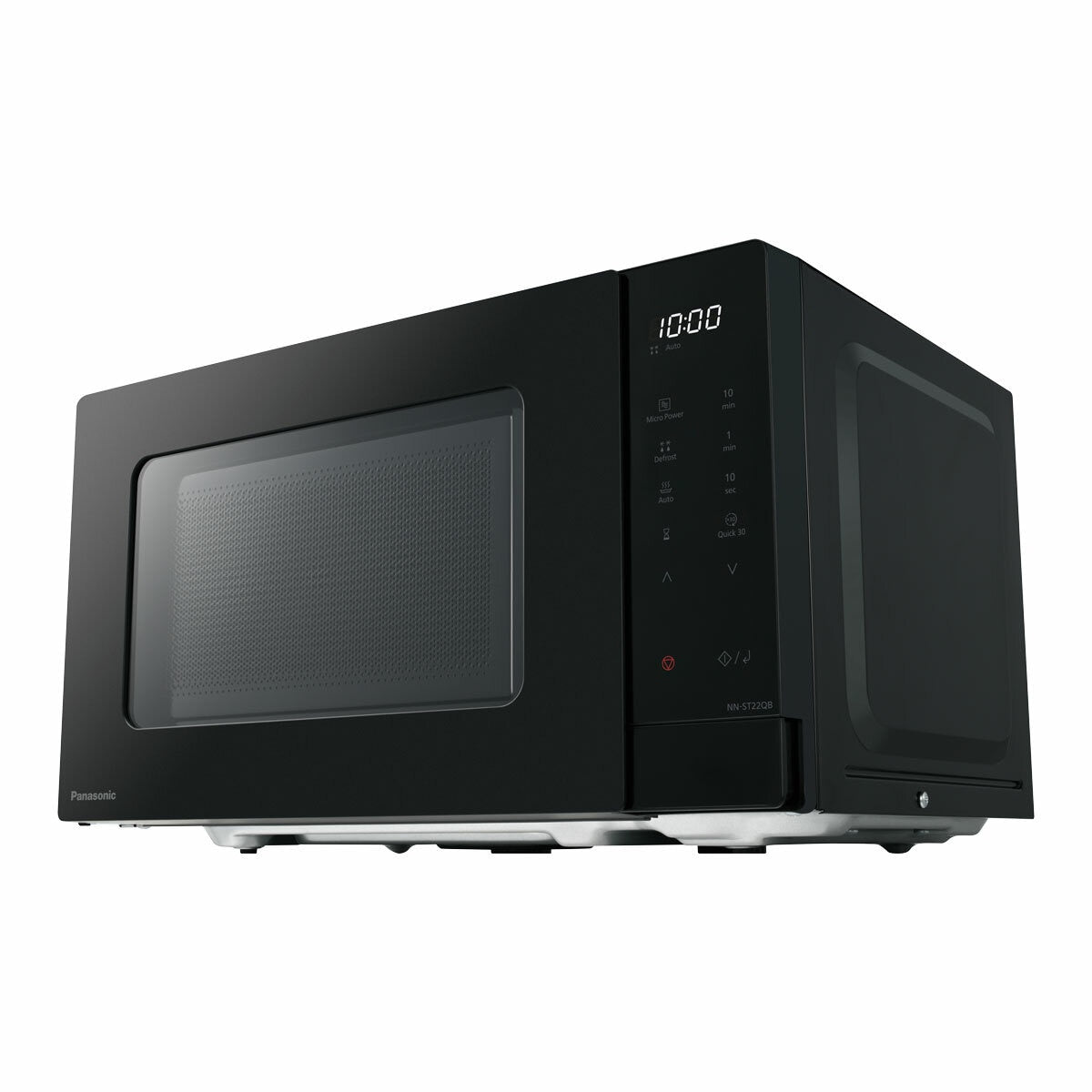 Panasonic NN-ST22QBBPQ 20L Solo Microwave 800W Black Compact 5 Power Levels